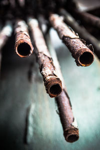 Close-up of rusty metal