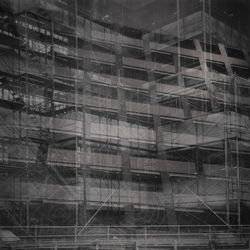 Full frame shot of building at night