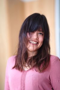 Portrait of a smiling young woman