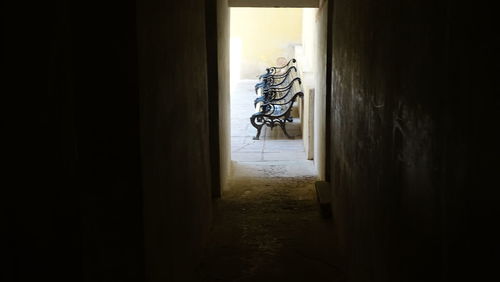 Bicycle in corridor