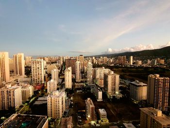 Cityscape against sky