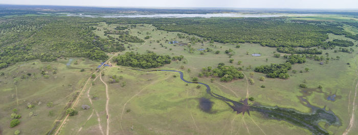 Aerial view of landscape