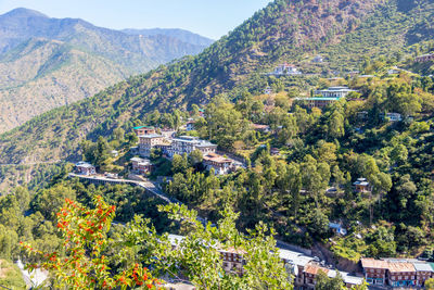 High angle view of townscape