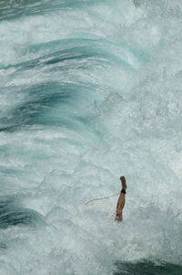 Full length of woman in water