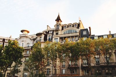 Low angle view of building against sky