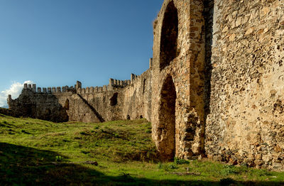 Old ruins against clear sky