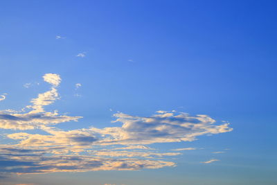 Low angle view of clouds in sky