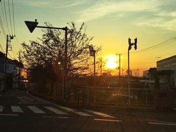 Road at sunset