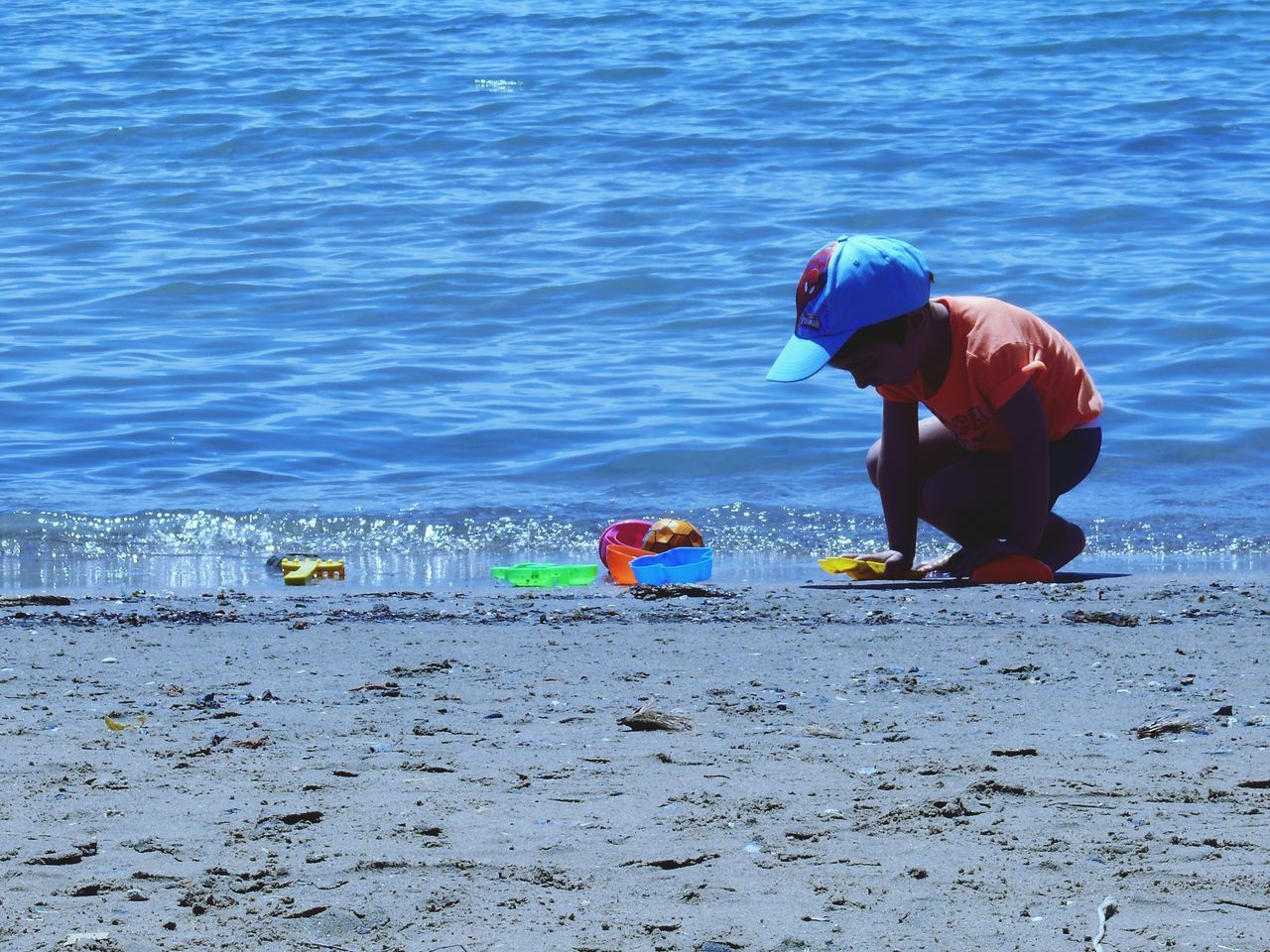 CHILDREN ON BEACH