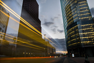 Low angle view of buildings against sky