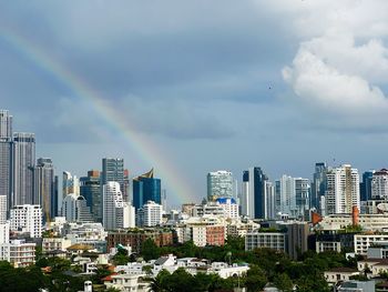 Cityscape against sky