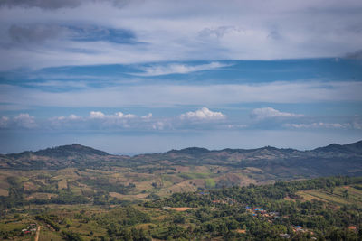 Scenic view of landscape against sky