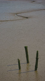 Text on beach