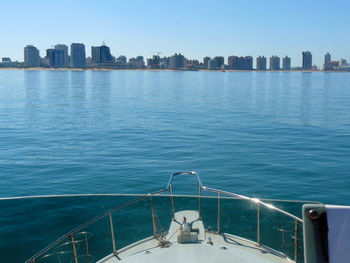 View of city at waterfront