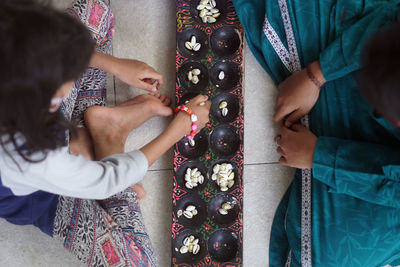 Dakon, a traditional indonesian children's game