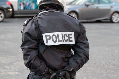 Policeman in the street 