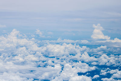 Low angle view of clouds in sky