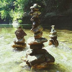 Rocks in water