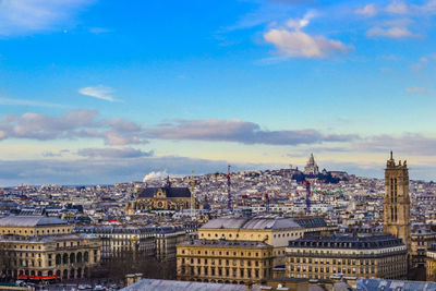 Cityscape against sky