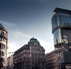 Low angle view of building against sky