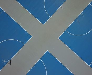 Full frame shot of basketball court