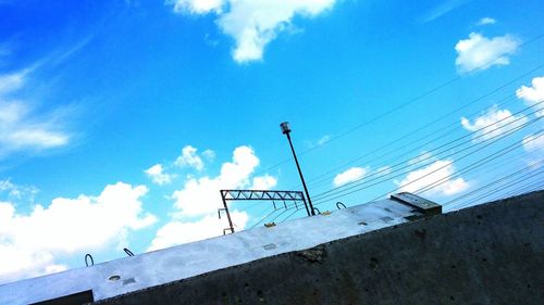 Low angle view of cloudy sky