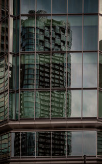 Low angle view of modern building