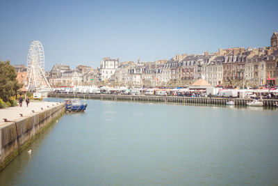 View of city at waterfront