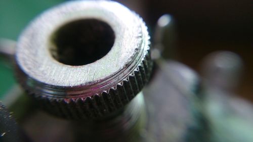 Close-up of object on table