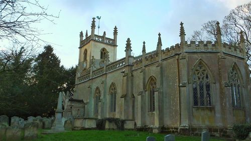 Low angle view of church