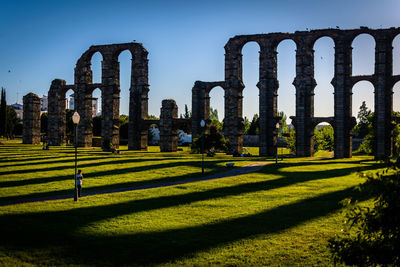 Panoramic view of historical building against sky