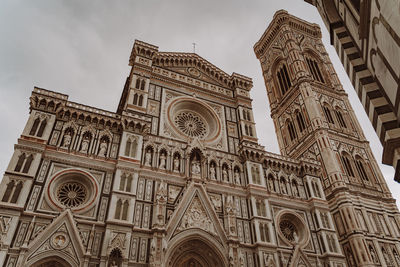 Low angle view of historical building against sky
