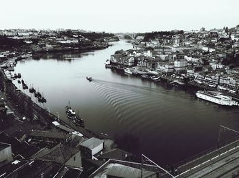 River with cityscape in background