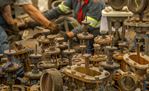 Man working at factory