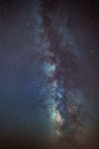 Low angle view of stars in sky