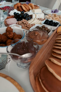 Close-up of food served in plate