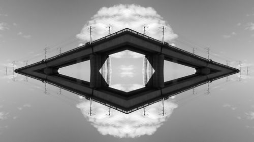 Low angle view of building against sky