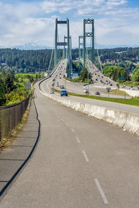 Tacoma narrows suspension bridge.