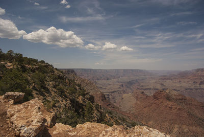 Scenic view of rock formations at grand canyon national park