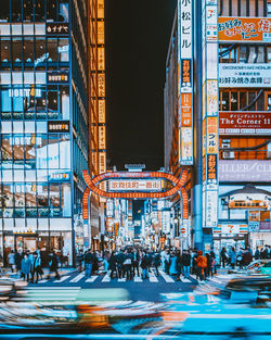 People on city street at kabuki-cho