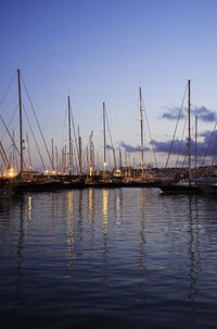 Sailboats in sea