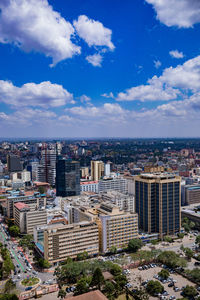 Cityscape against sky