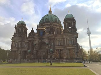 Berlin cathedral against sky