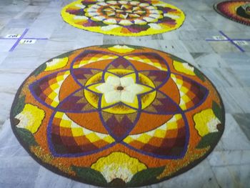 Close-up of multi colored on table