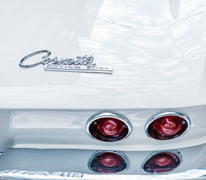 High angle view of glass bottle on table