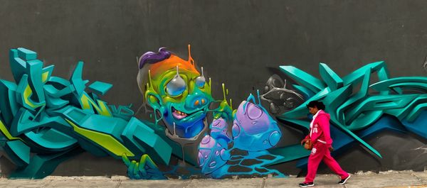 Close-up of colorful toys