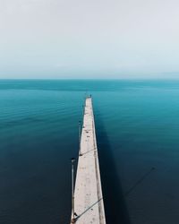 Scenic view of seascape against sky