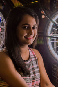 Portrait of a smiling young woman