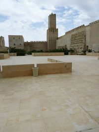 View of fort against sky