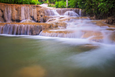 View of waterfall